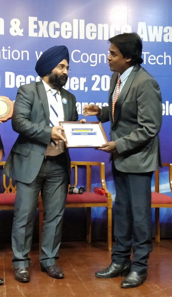 CSI-India Excellence Award for 2018
