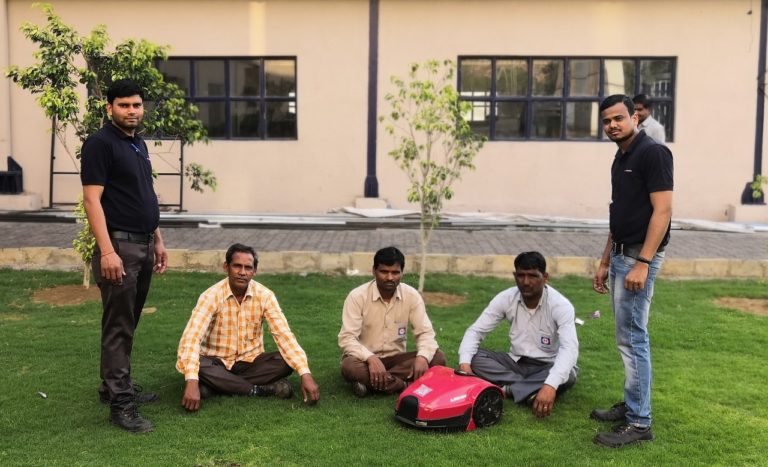 New Client of Ambrogio Robot Grass Cutter in Rajasthan